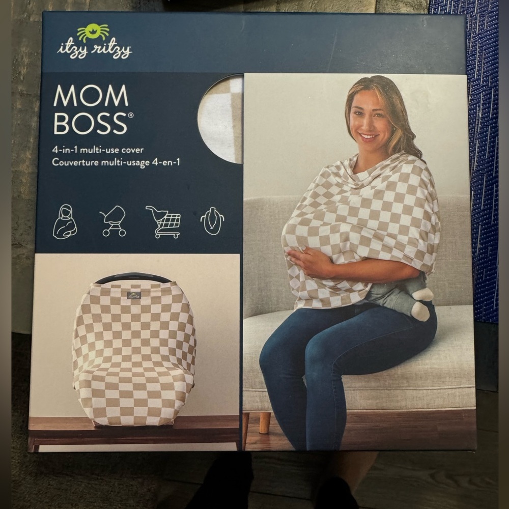 Itzy Ritzy Checkered Multi-Use Cover